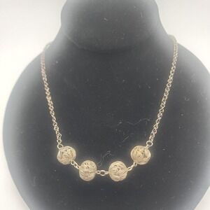 Antique Victorian silver filigree bead 22" necklace